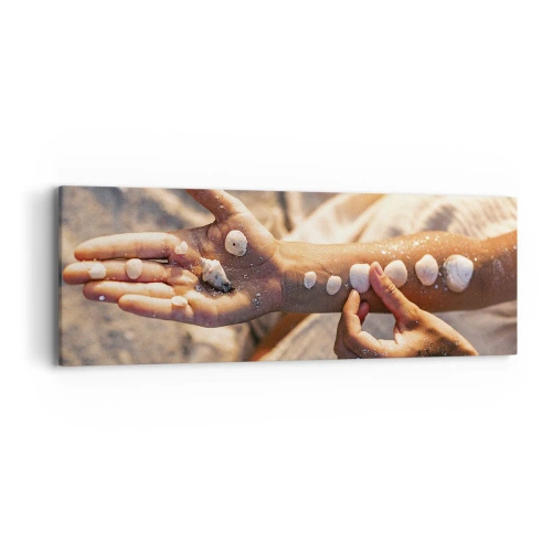 Obraz na płótnie - Piękno w zasięgu ręki - 90x30 cm