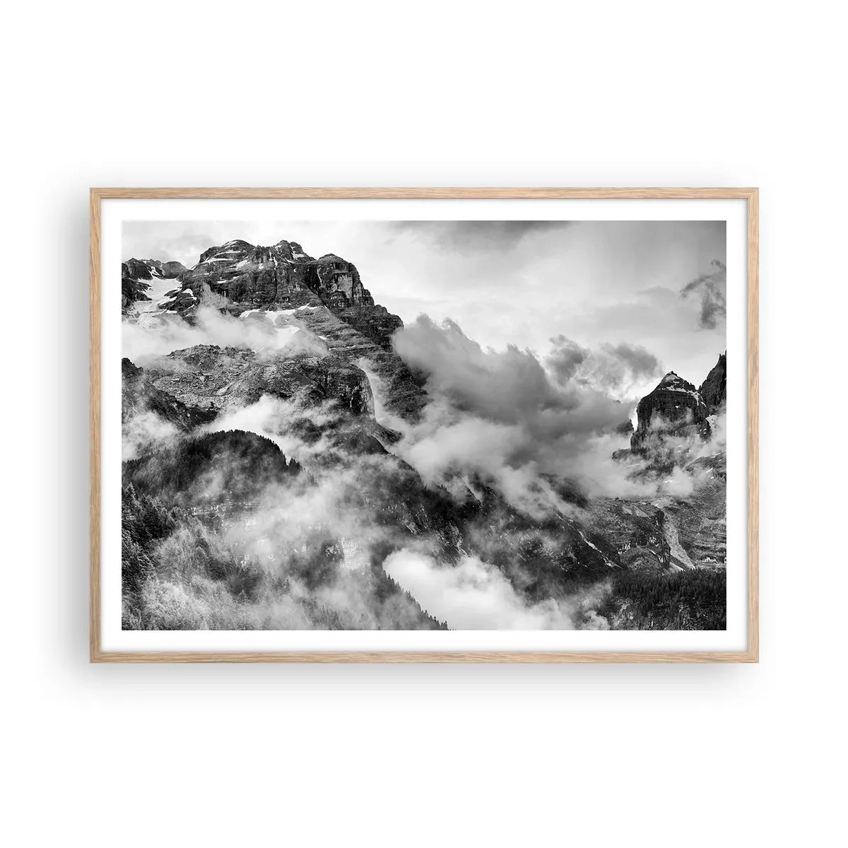 Plakat w ramie jasny dąb - Piękne i okrutne - 100x70 cm