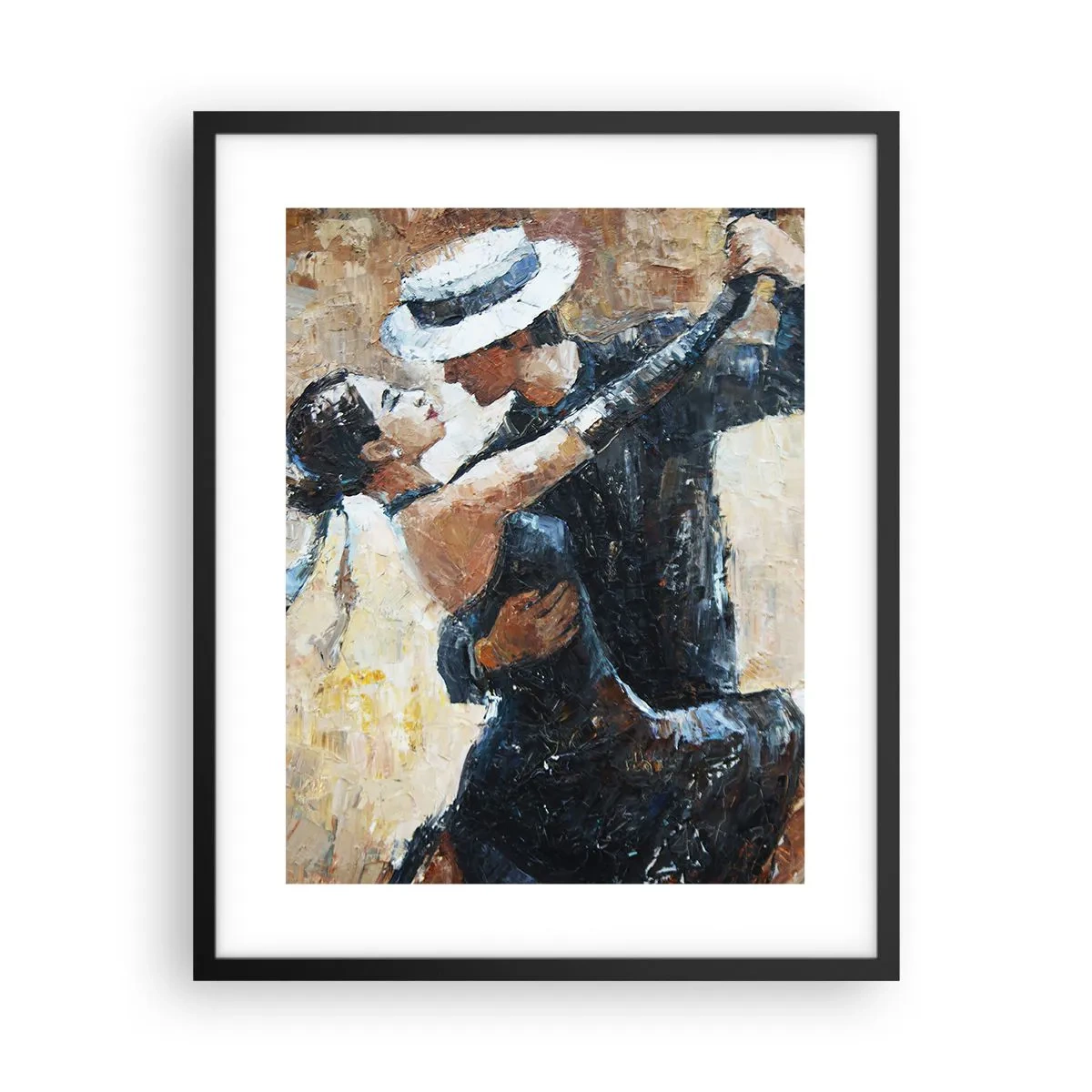 Plakat w czarnej ramie - A la Rudolf Valentino - 40x50 cm