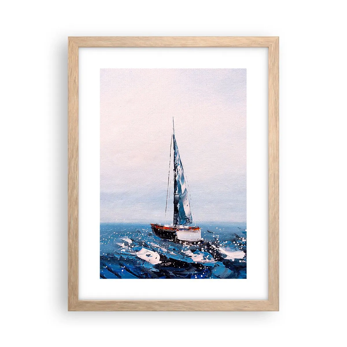 Plakat w ramie jasny dąb - Braterstwo wiatru - 30x40 cm