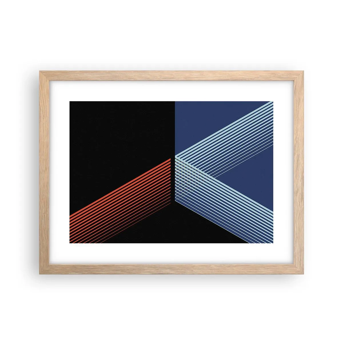 Plakat w ramie jasny dąb - Prosta historia - 40x30 cm