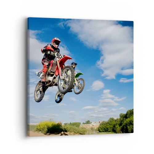 Obraz na płótnie - Podniebny skok - 40x40 cm