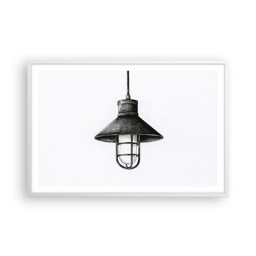 Plakat w białej ramie - Jak przed laty… - 91x61 cm