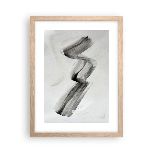 Plakat w ramie jasny dąb - Od niechcenia dla zabawy - 30x40 cm