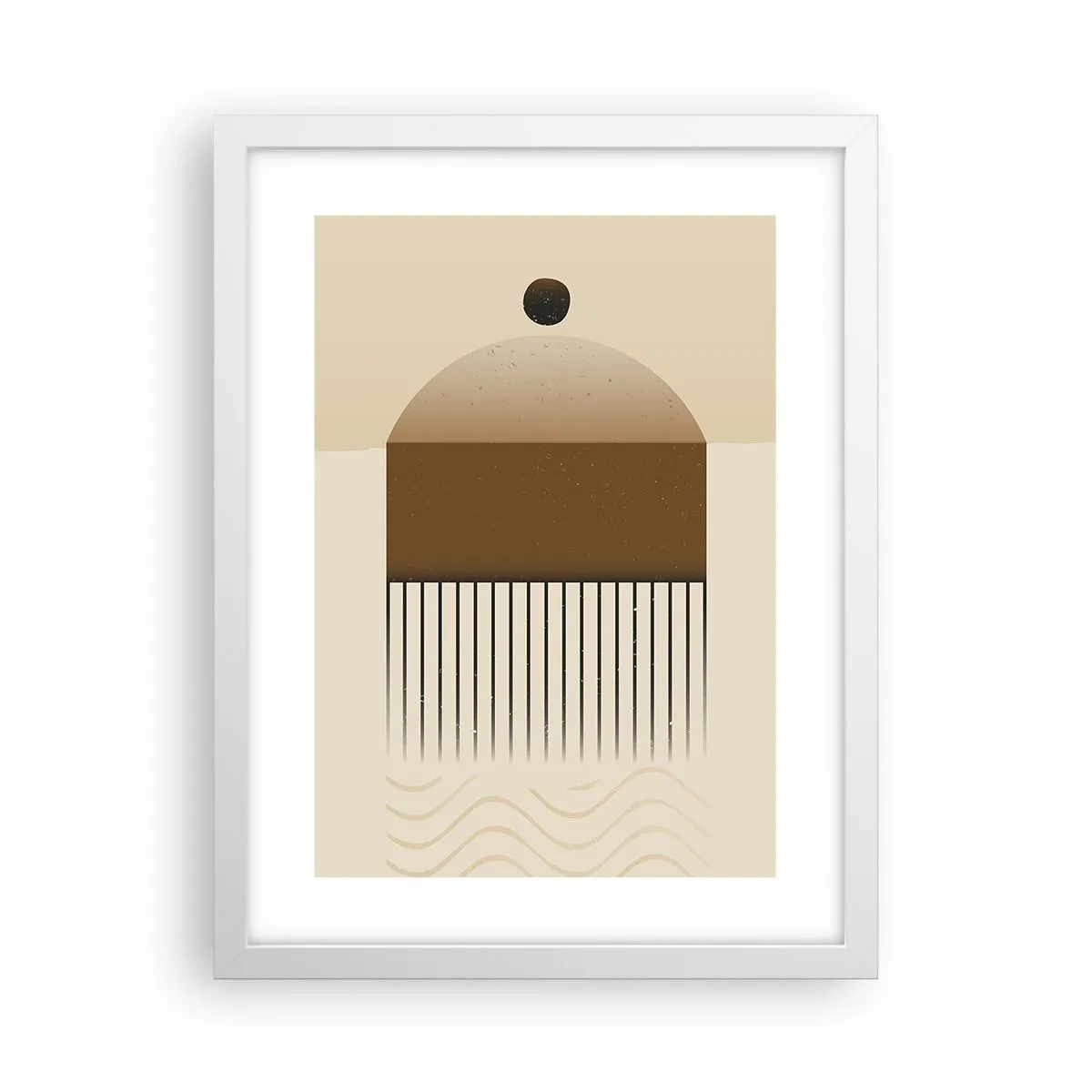 Plakat w białej ramie - Różne stany - 30x40 cm