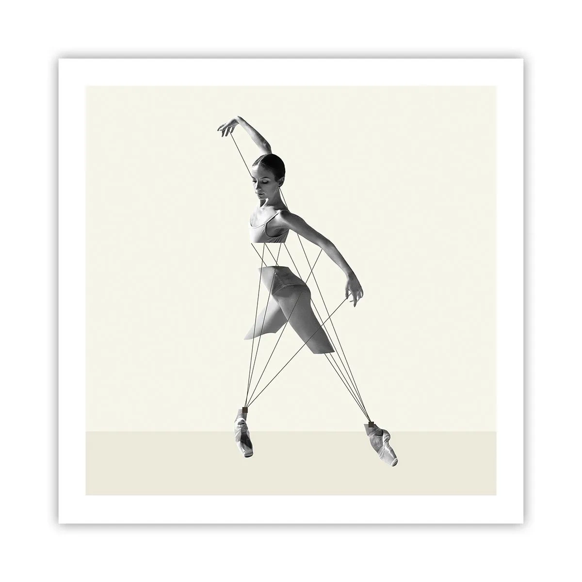 Plakat - W teatrze świata - 60x60 cm