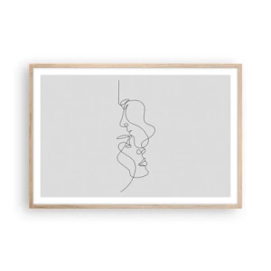 Plakat w ramie jasny dąb - Żar rzewnych żądz - 91x61 cm