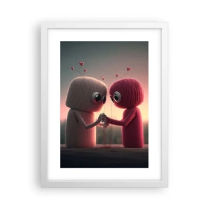 Plakat w białej ramie - Każdemu wolno kochać - 30x40 cm