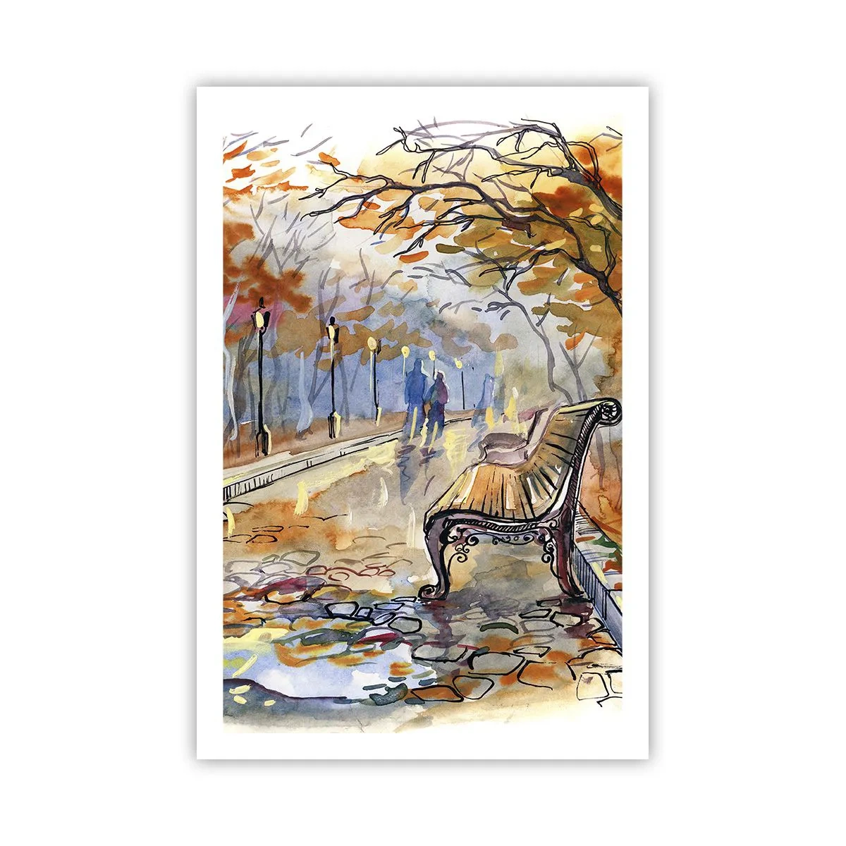 Plakat - Razem powędrować w jesień - 61x91 cm