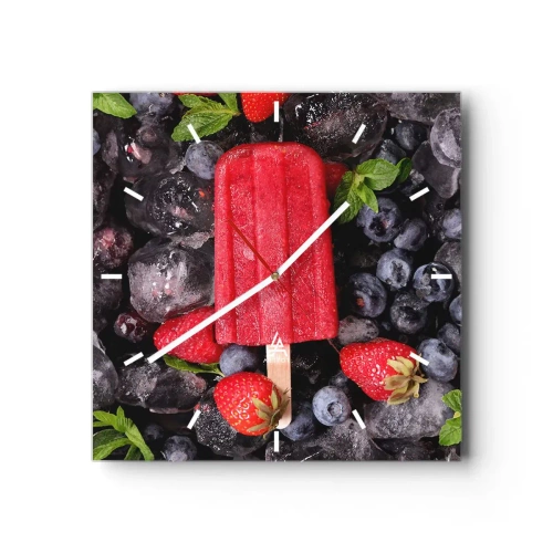 Zegar ścienny - Smak gorącego lata - 40x40 cm