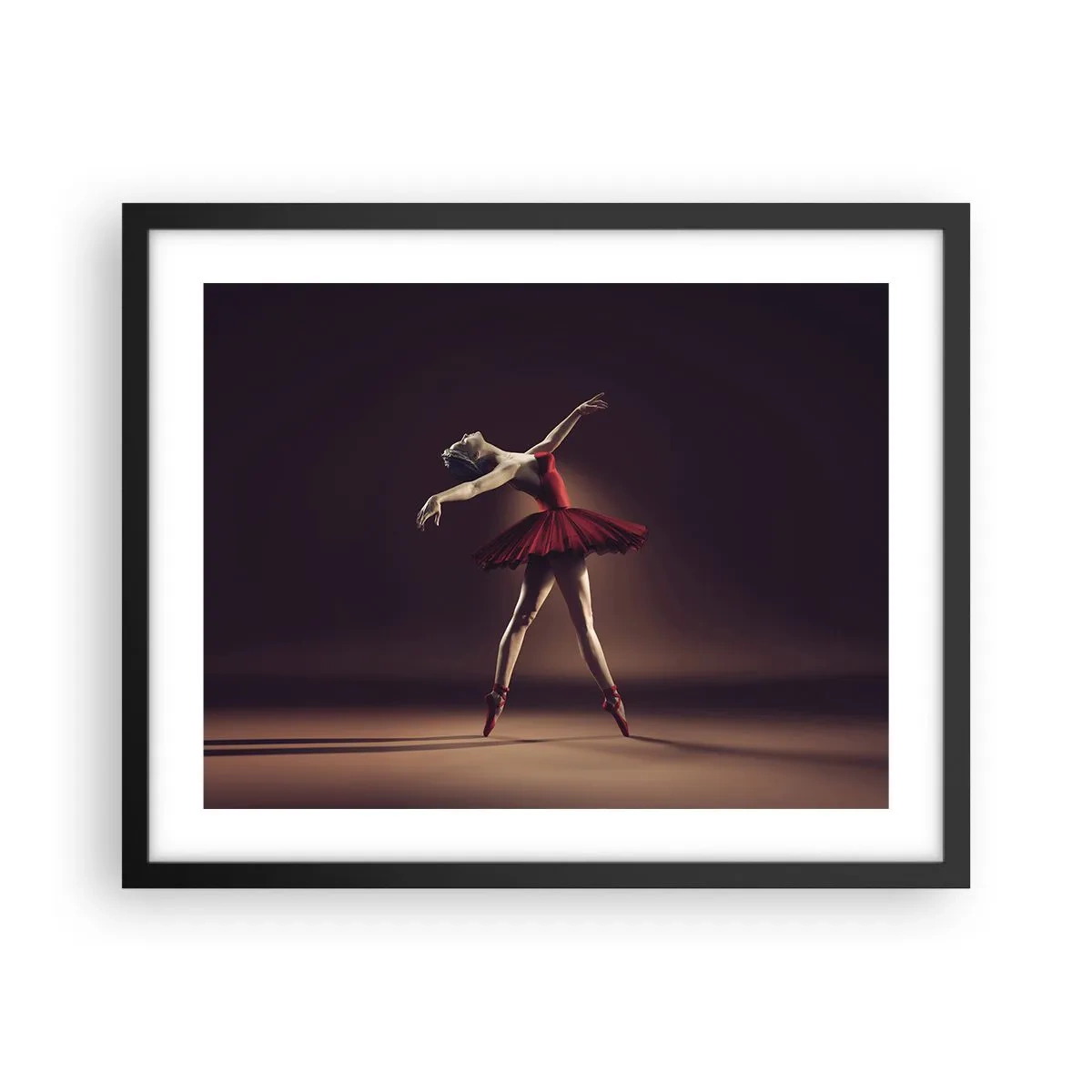 Plakat w czarnej ramie - Prima ballerina - 50x40 cm