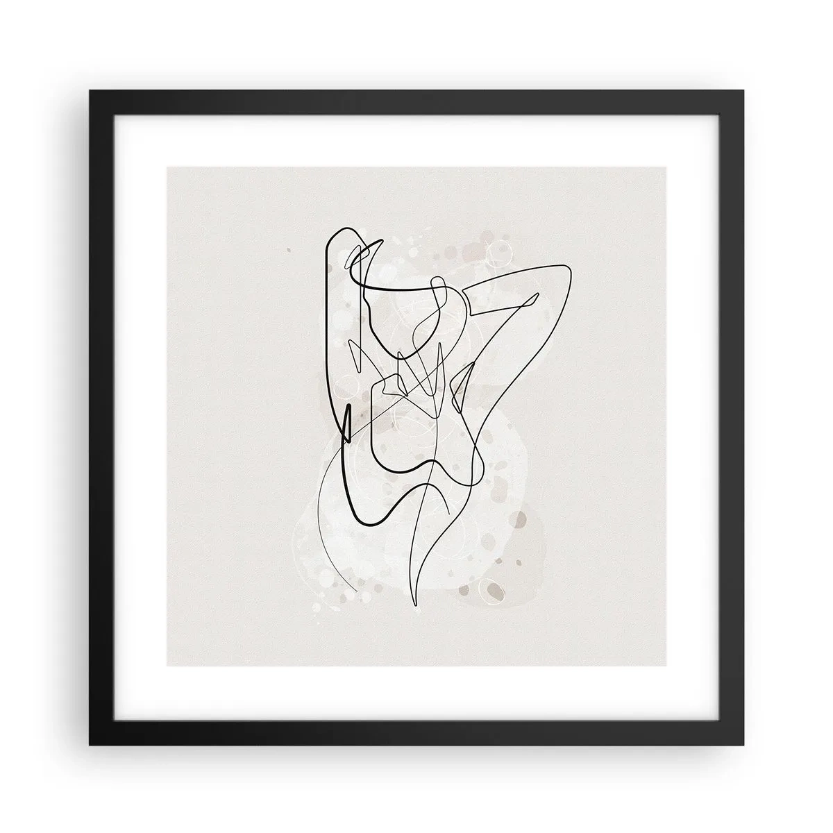 Plakat w czarnej ramie - Sztuka uwodzenia - 40x40 cm