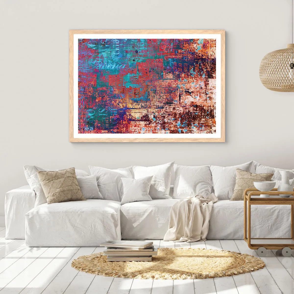 Plakat w ramie jasny dąb - Pamięć i niepamięć - 100x70 cm