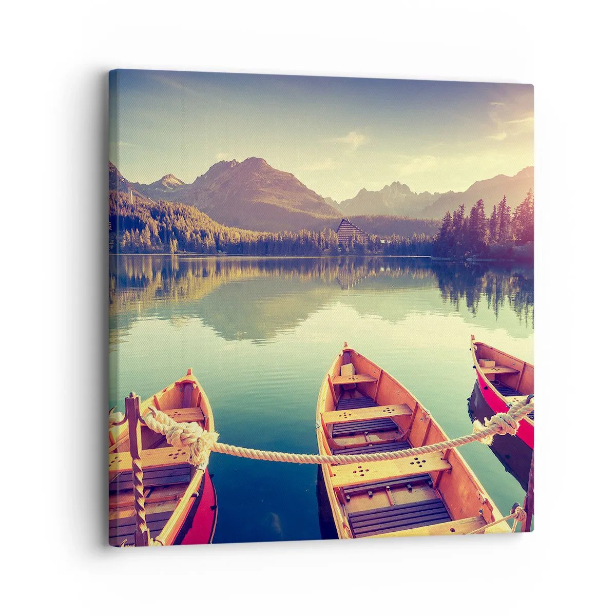 Obraz na płótnie - Żyć według jej praw - 30x30 cm