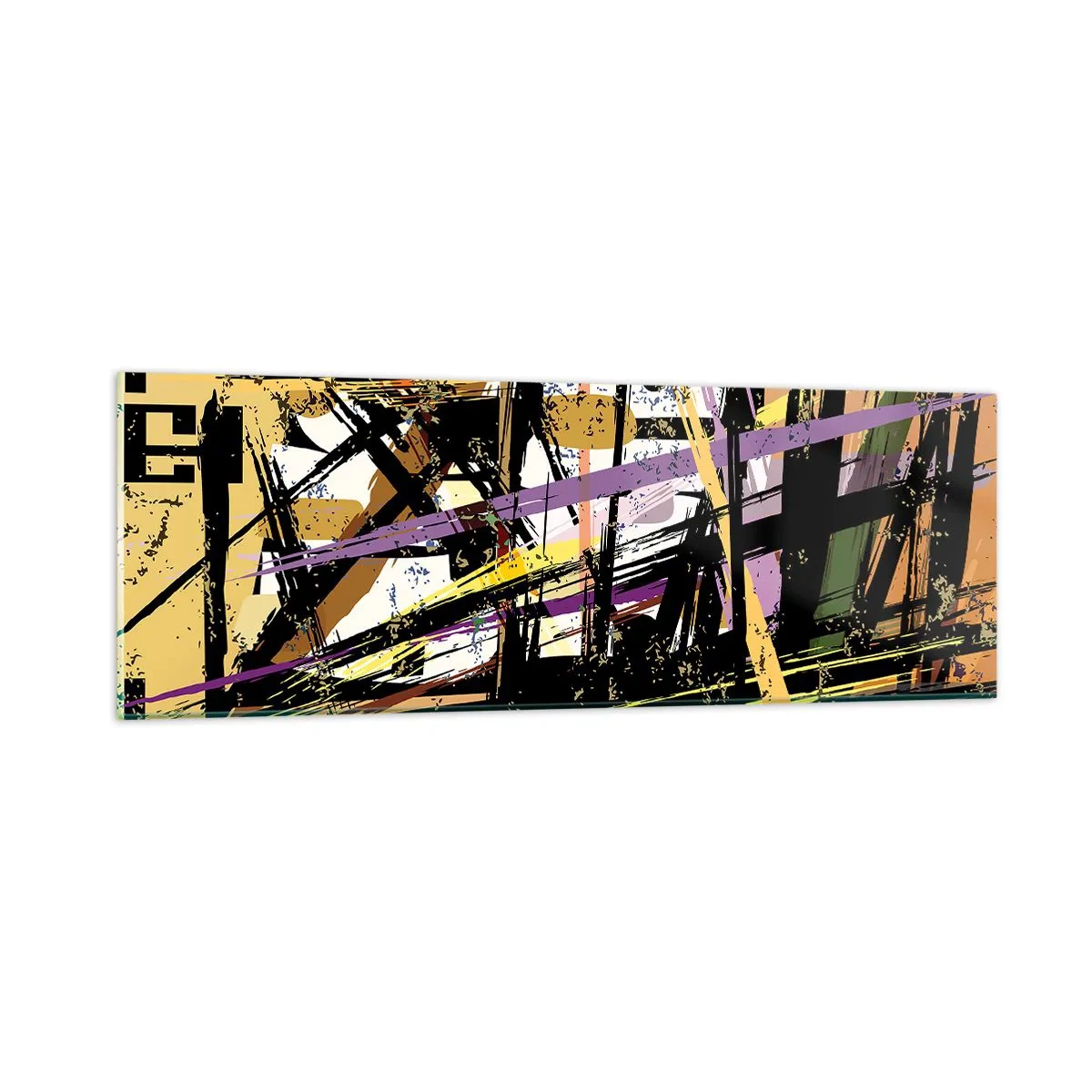 Obraz na szkle - Ostre cięcie - 90x30 cm