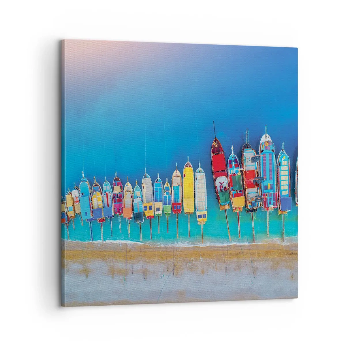 Obraz na płótnie - Z lotu ptaka - 60x60 cm