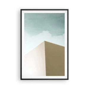 Plakat w czarnej ramie - Geometria słonecznego lata - 61x91 cm