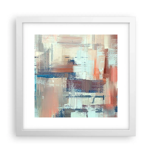 Plakat w białej ramie - Dotrzeć do światła - 30x30 cm