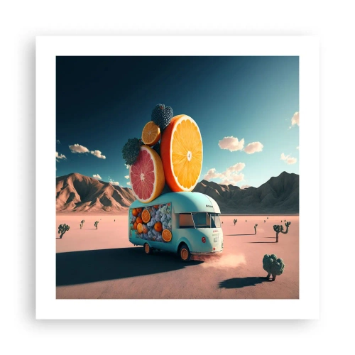 Plakat - Smak wakacji - 50x50 cm