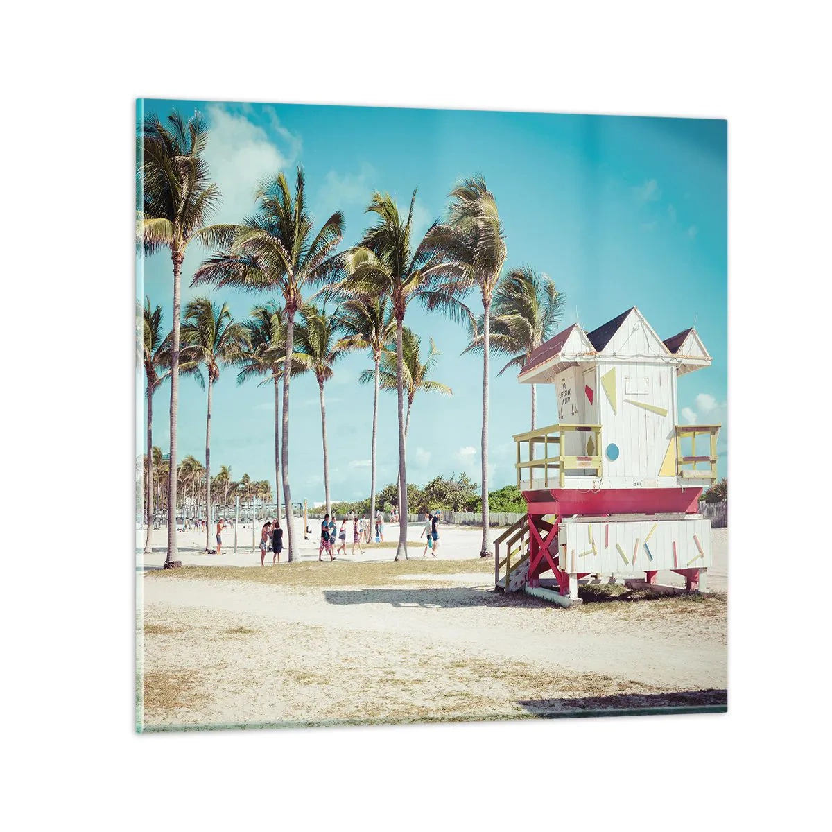 Obraz na szkle - Przed tobą piękny dzień - 40x40 cm