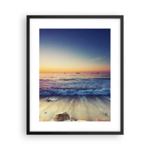 Plakat w czarnej ramie - A co za horyzontem? - 40x50 cm