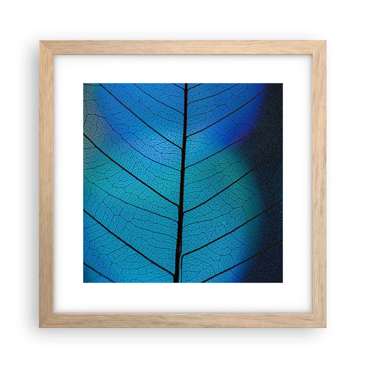 Plakat w ramie jasny dąb - Misterna budowa - 30x30 cm