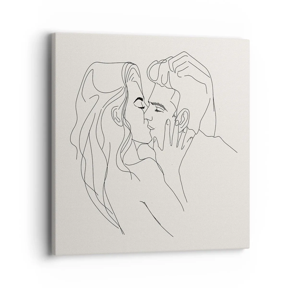Obraz na płótnie - Splątani uczuciem - 40x40 cm