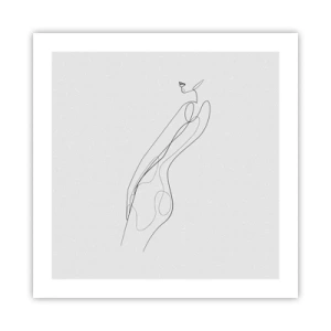 Plakat - Zaledwie obietnica - 50x50 cm