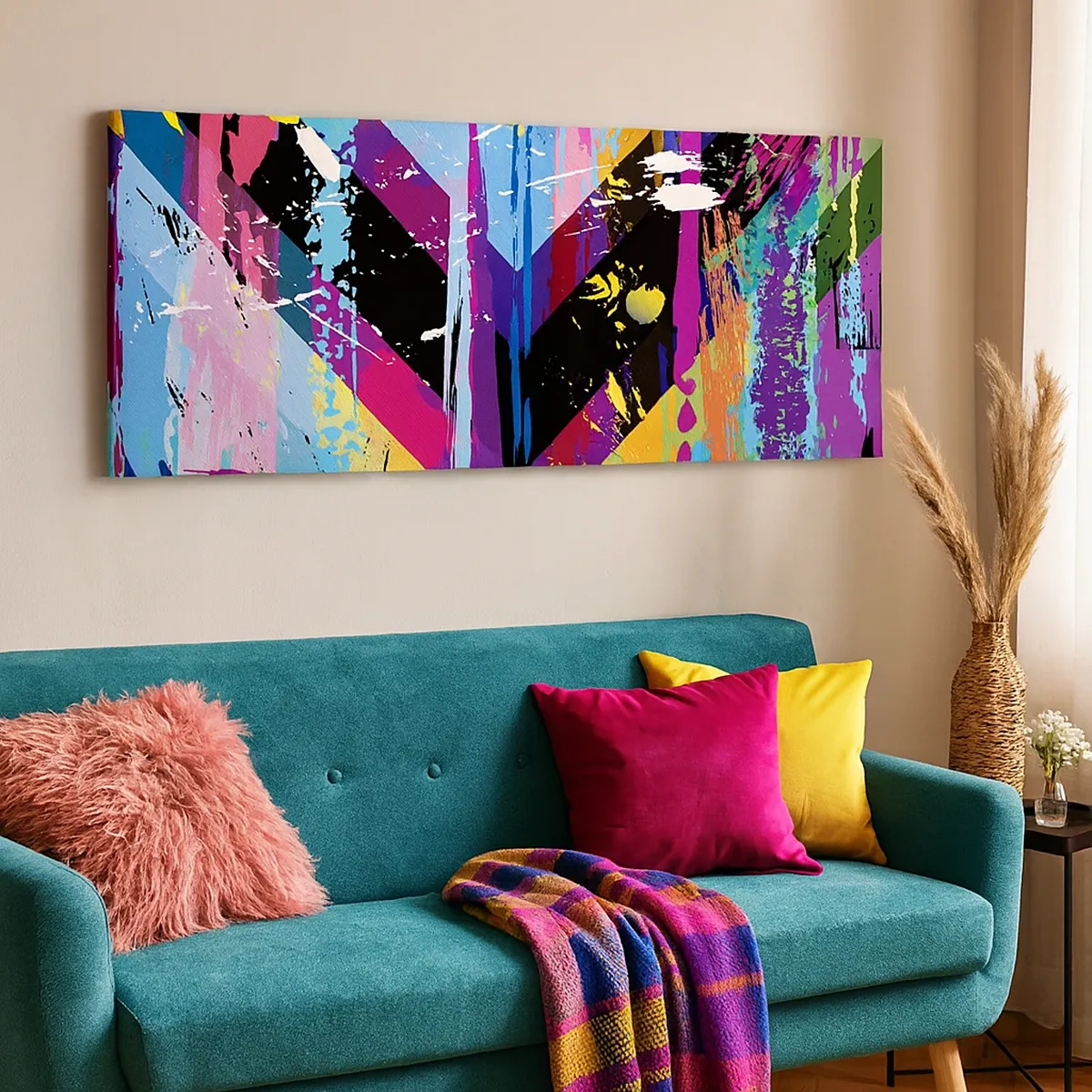 Obraz na płótnie - Z góry na dół - 30x30 cm