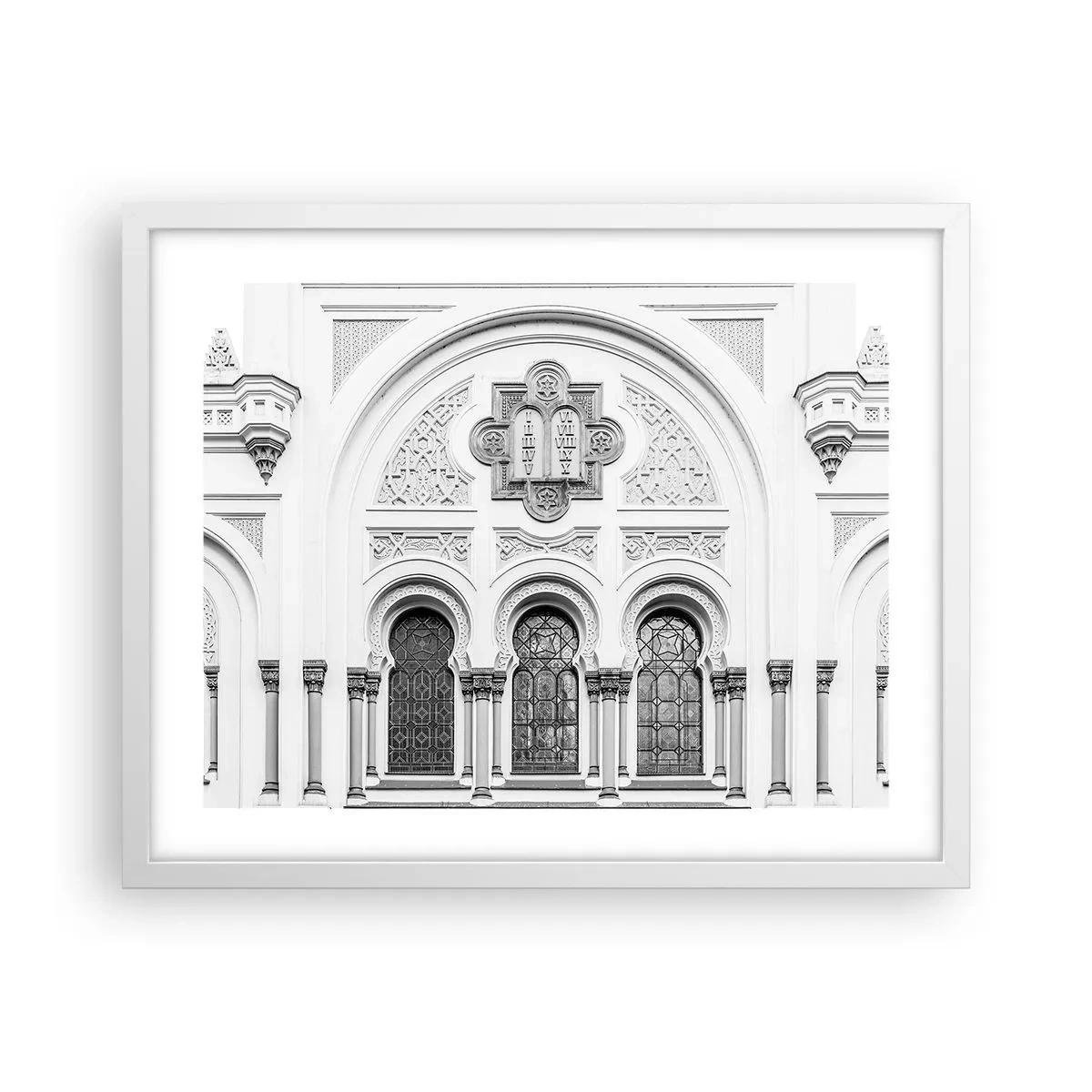 Plakat w białej ramie - Na pograniczu kultur - 50x40 cm