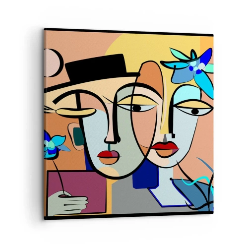 Obraz na płótnie - Picassowskie randez vous - 60x60 cm