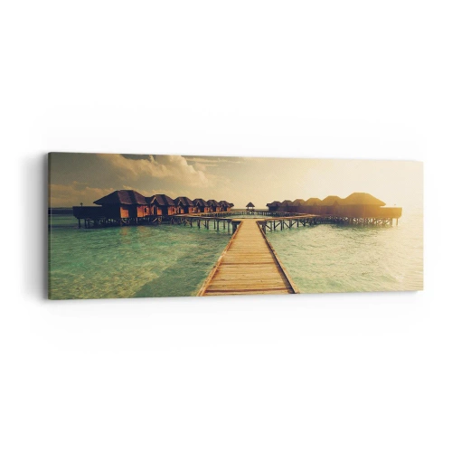 Obraz na płótnie - Gorące zaproszenie - 90x30 cm