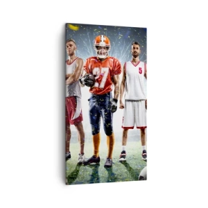 Obraz na płótnie - Gladiatorzy boisk - 45x80 cm