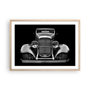 Plakat w ramie jasny dąb - Prawdziwy gentelman - 70x50 cm