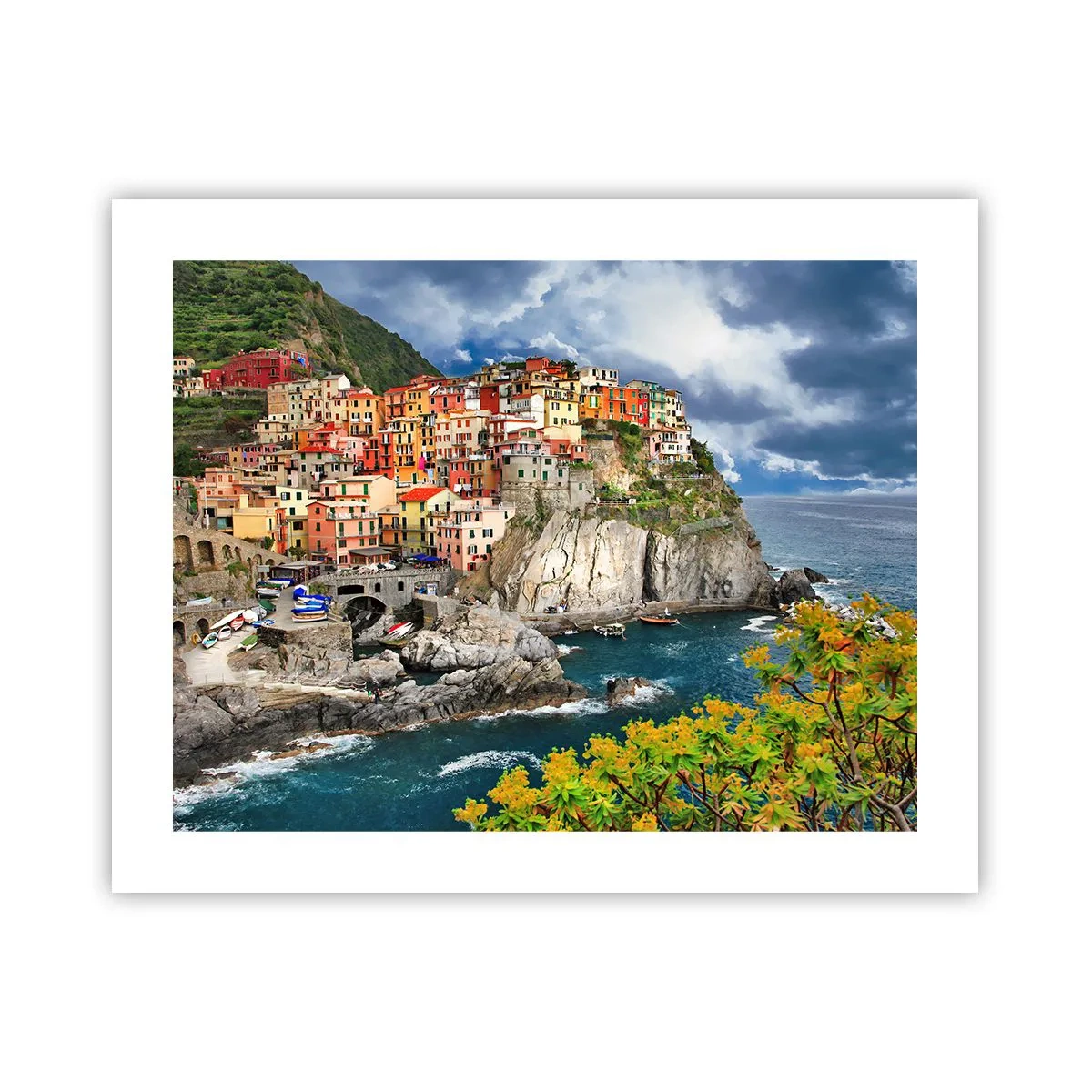 Plakat - Gromadka przytulona do skał - 50x40 cm