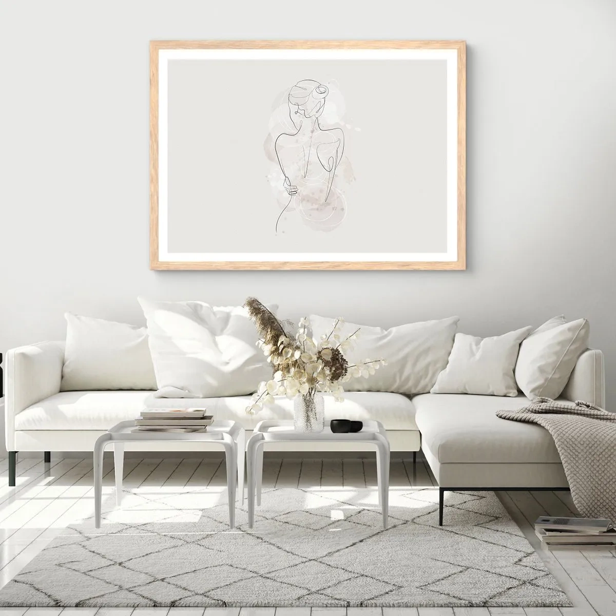 Plakat w ramie jasny dąb - Jak czuły instrument - 100x70 cm