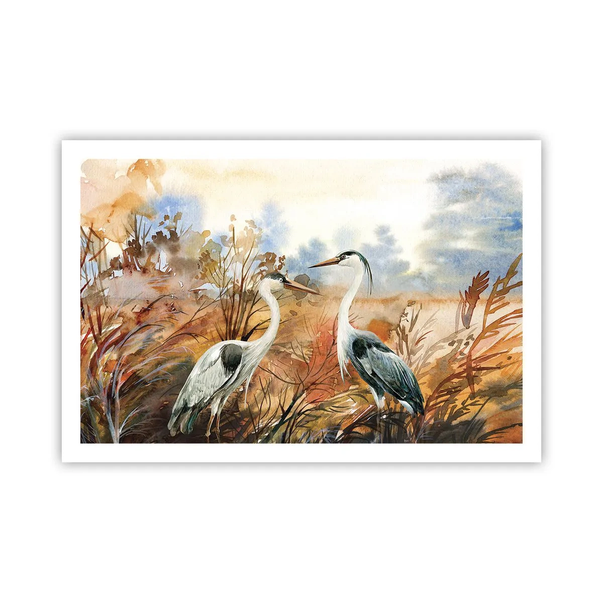 Plakat - Dokąd jesienią? - 91x61 cm