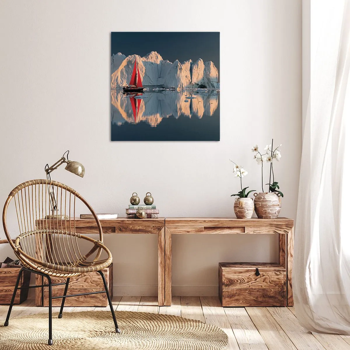 Obraz na płótnie - Na krańcu świata - 60x60 cm