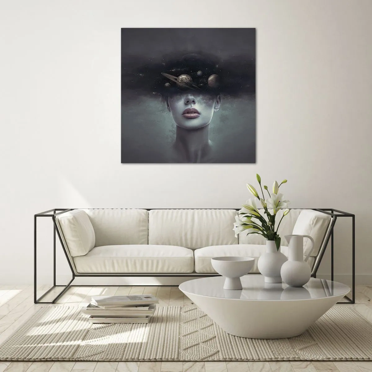 Obraz na szkle - A planety szaleją… - 60x60 cm