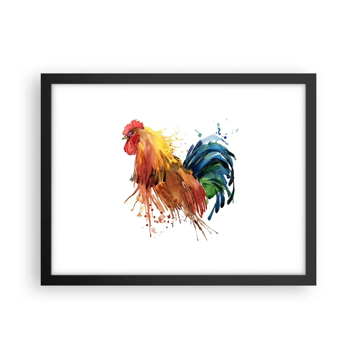 Plakat w czarnej ramie - Królewska szata, królewska duma - 40x30 cm