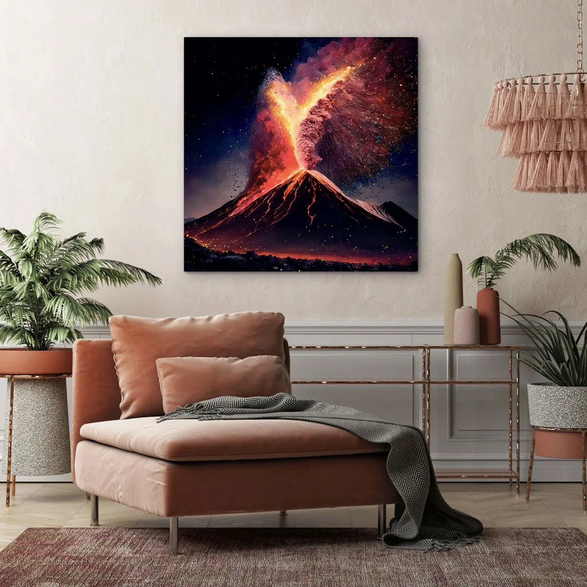 Obraz na płótnie - Piękno i groza - 70x70 cm