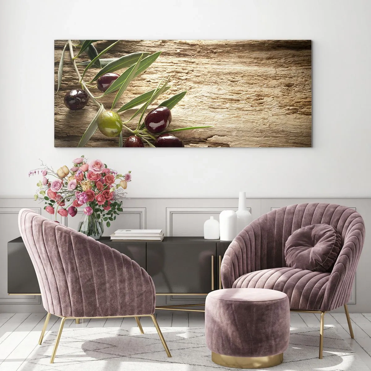 Obraz na szkle - Prosto od natury - 90x30 cm