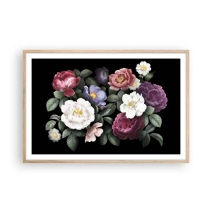 Plakat w ramie jasny dąb - Z angielskiego ogrodu - 91x61 cm