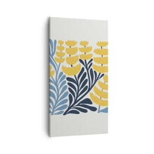 Obraz na płótnie - Słoneczna rabata - 55x100 cm