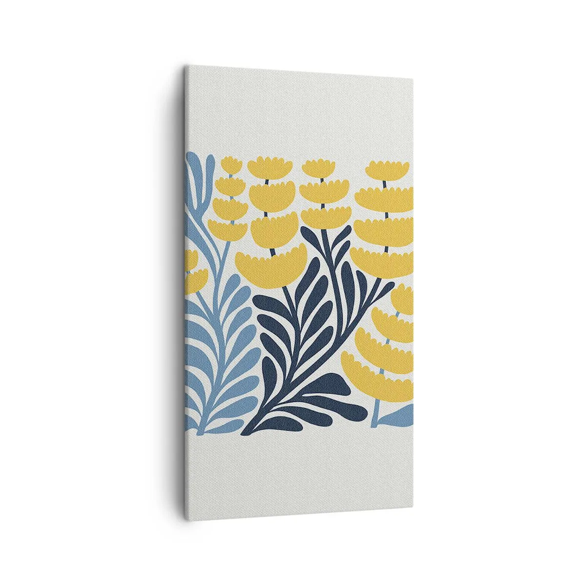 Obraz na płótnie - Słoneczna rabata - 45x80 cm