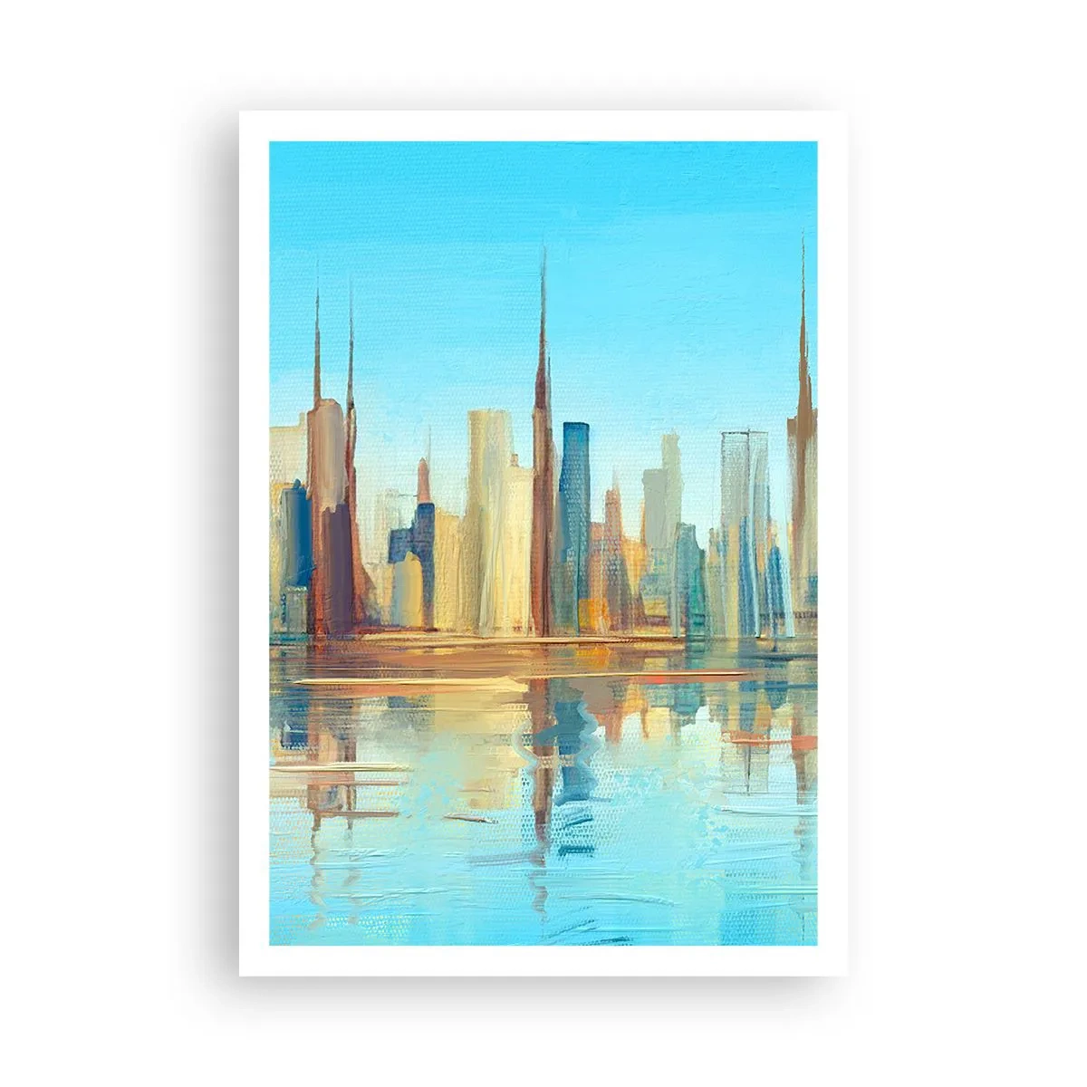 Plakat - Słoneczna metropolia - 70x100 cm