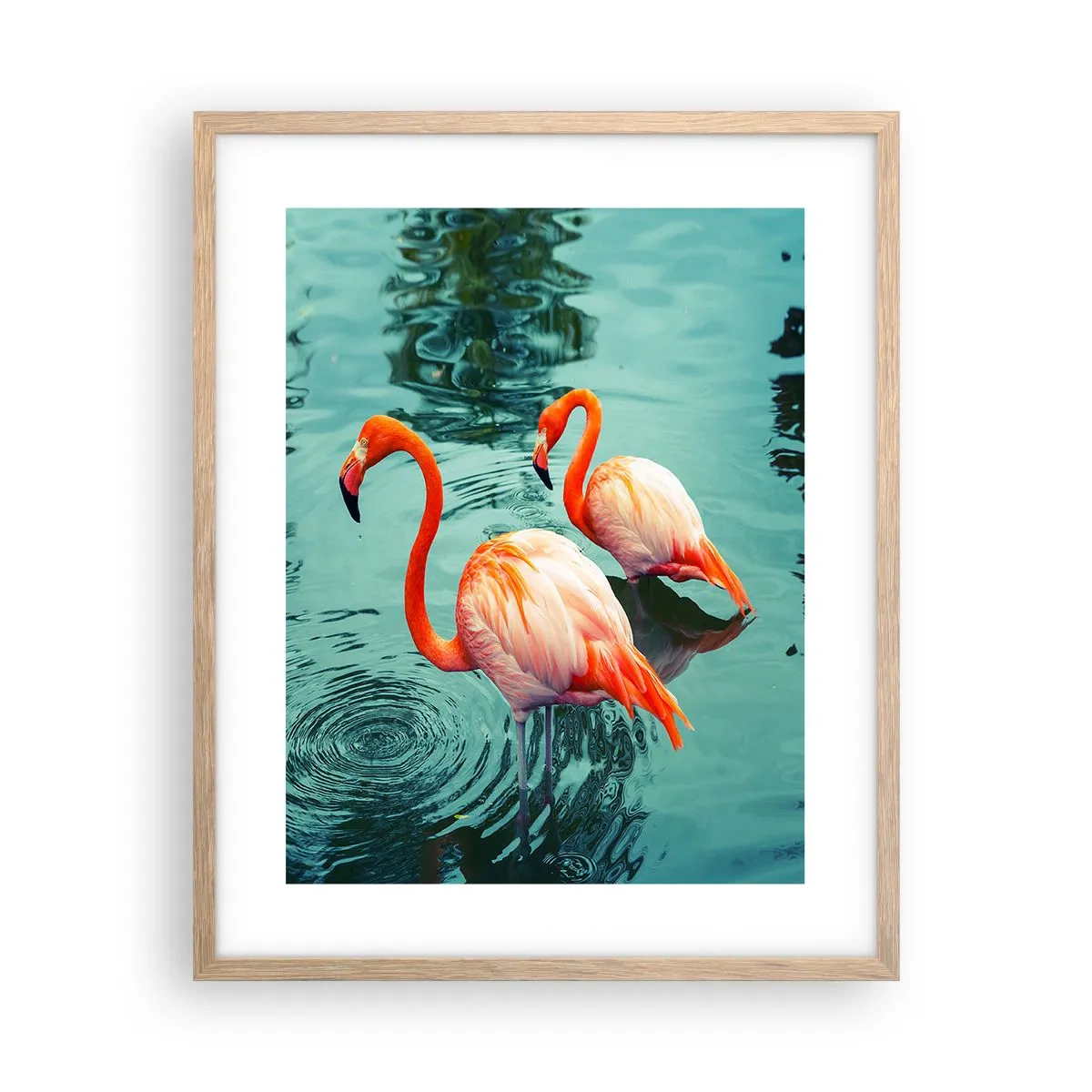 Plakat w ramie jasny dąb - Jesteśmy teraz w modzie - 40x50 cm