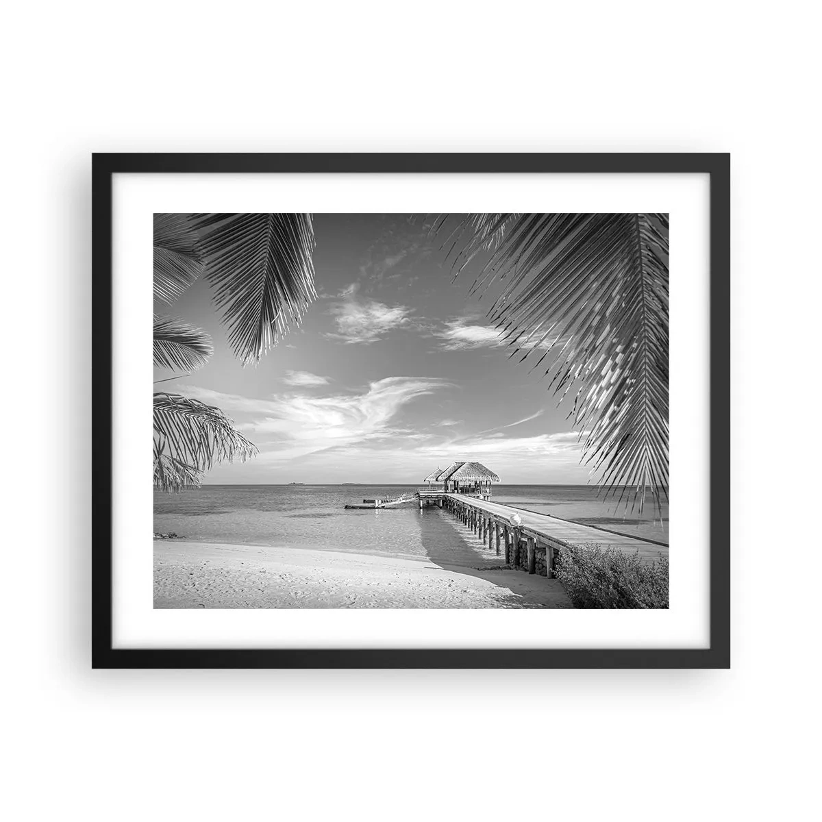 Plakat w czarnej ramie - Wspomnienie czy marzenie? - 50x40 cm