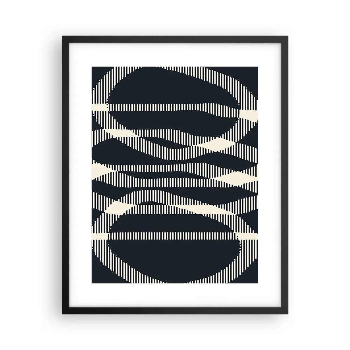 Plakat w czarnej ramie - Próba przełamania ciemności - 40x50 cm