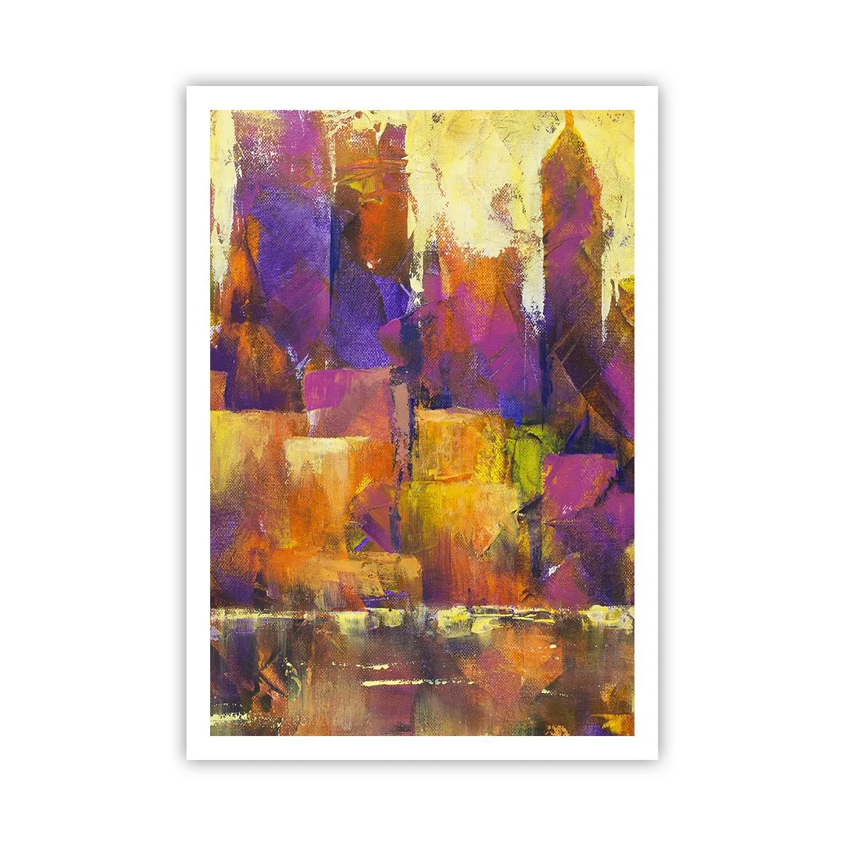 Plakat - Kompozycja metropolitalna - 70x100 cm